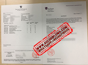 University of Durham fake transcript