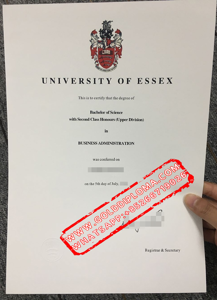 University of Essex fake diploma