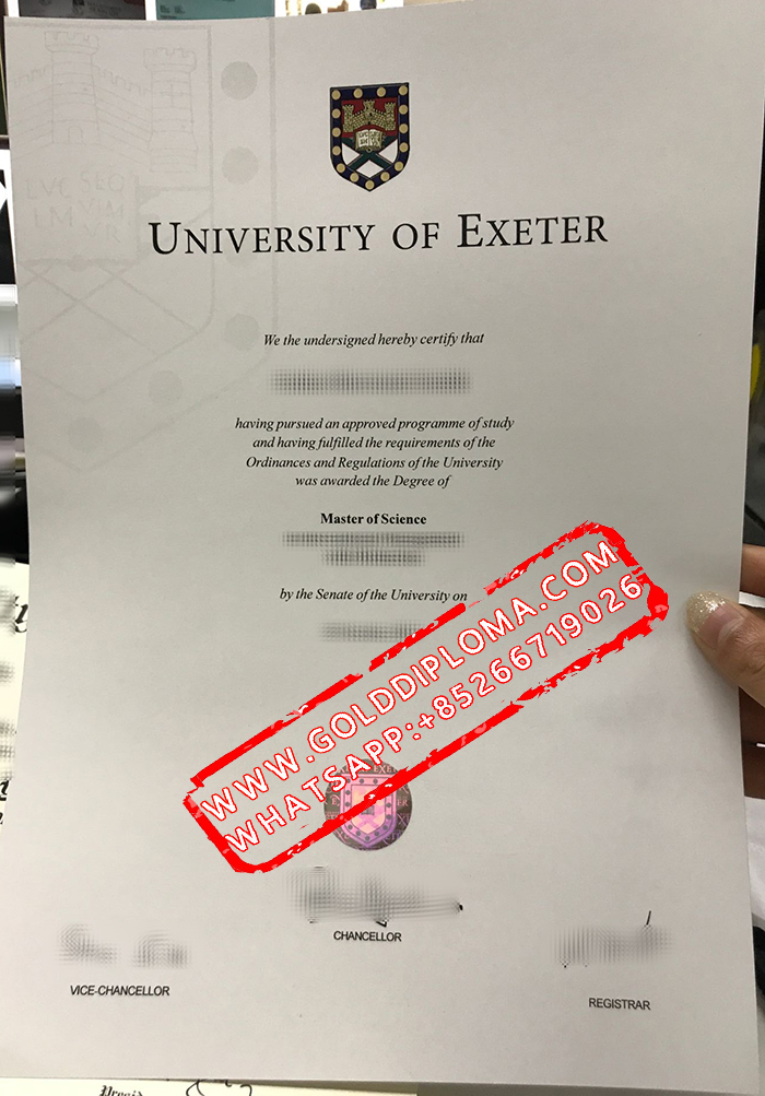 University of Exeter fake diploma