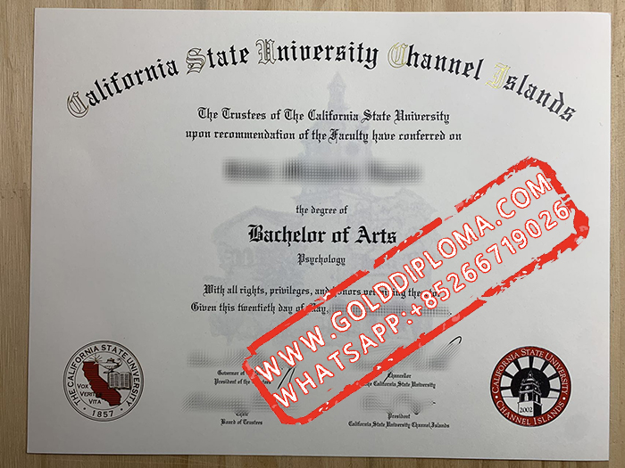 California State University Channel Islands fake diploma