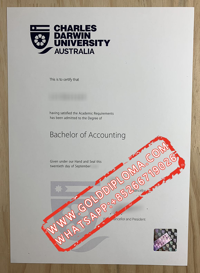 Charles Darwin University fake diploma