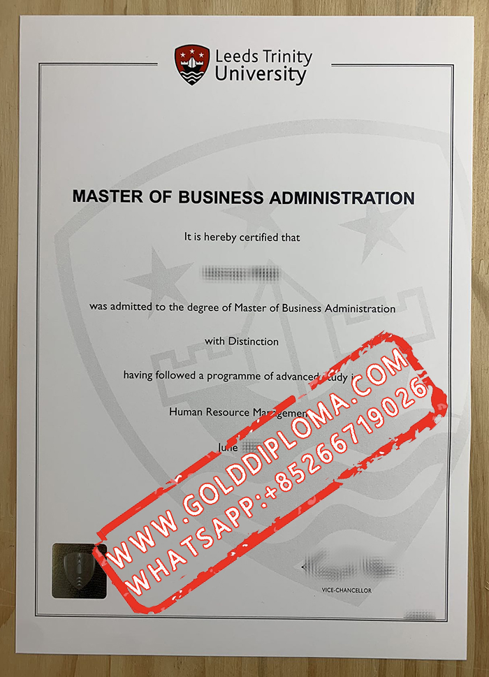 Leeds Trinity University fake diploma