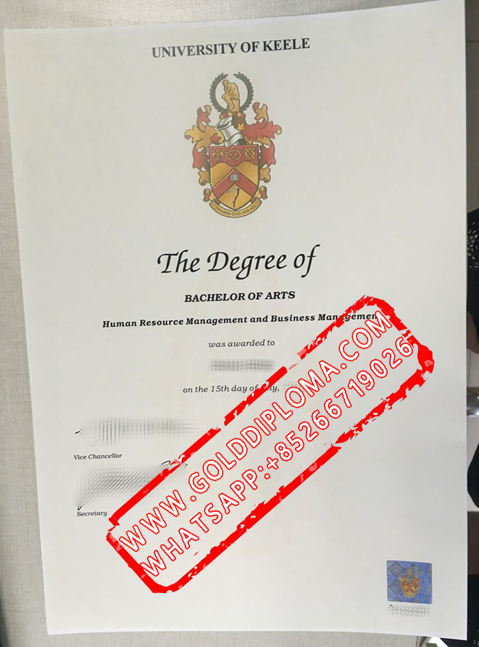 University of Keele fake degree