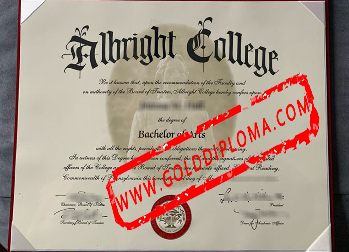 Albright College fake diploma