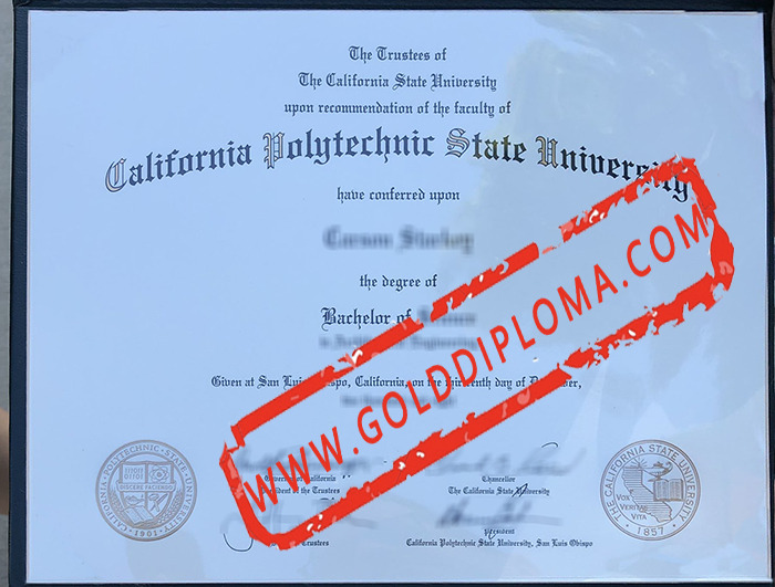 California Polytechnic State University San Luis Obispo fake degree