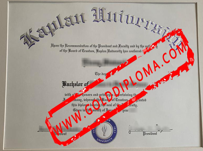 Kaplan University fake degree