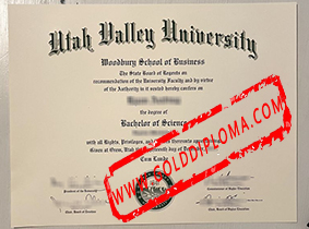 Utah Valley University fake diploma