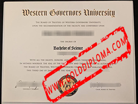 Western Governors University fake diploma