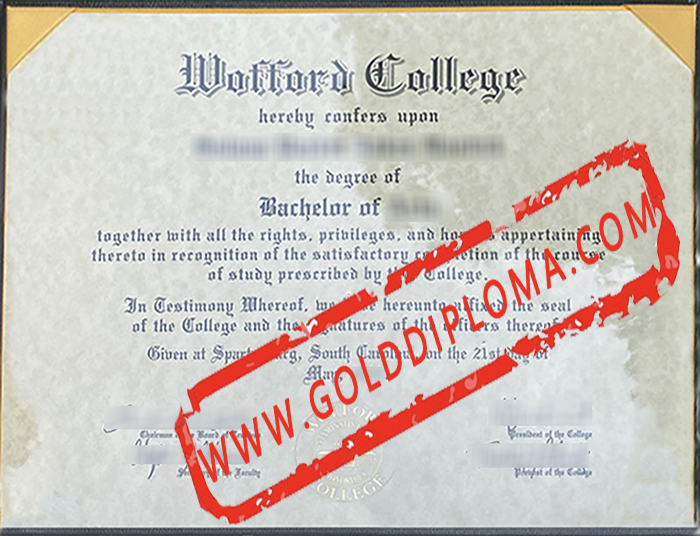 Wofford College fake degree