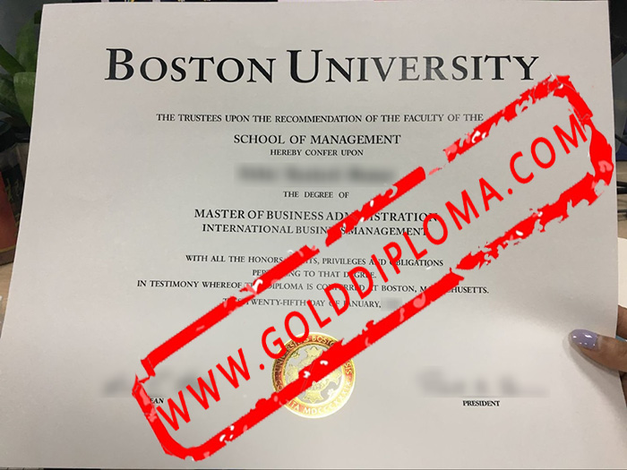 Boston University fake degree